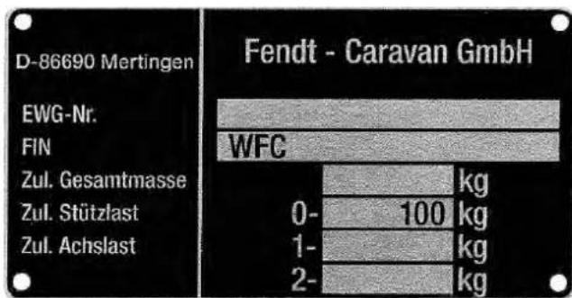 Fendt Vision 2014 - Numéro d'identification du vehicule (NIV) - 1