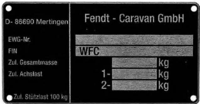 Fendt Diamant - Numéro d'identification du véhicule (NIV) - 1