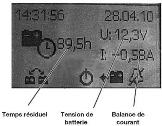 Fendt Diamant - Menu Configuration de l'heure, de l'heure de réveil et de la date (éclairé) - 3