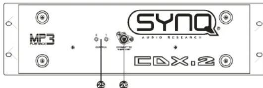 SynQ CDX2 - DEUTSCH BEDIENUNGSANLEITUNG - 1