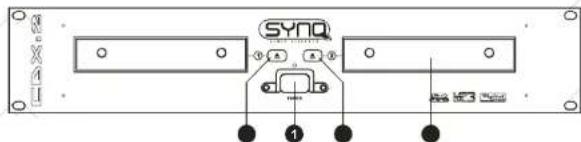 SynQ CDX2 - Controles et fonctions lecteur-face avant: - 1