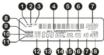 SynQ CDX2 - VFD DISPLAY: - 1