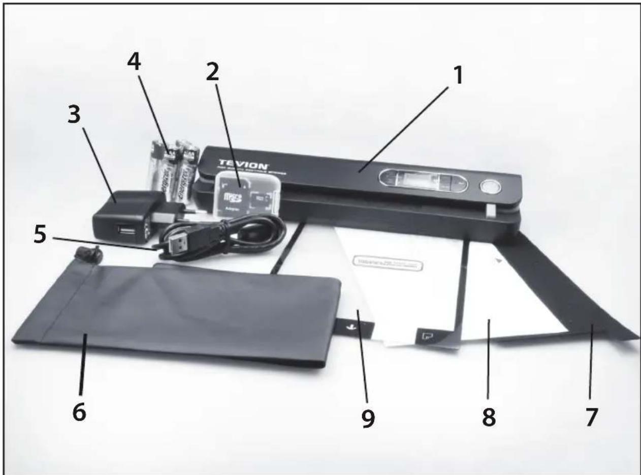 Tevion HS 120 - Teilebezeichnung - 1