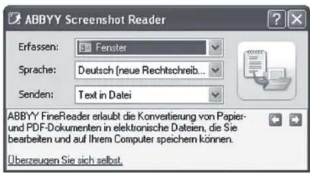 Tevion HS 120 - Verwendung der Texterkennungs-Software - 1