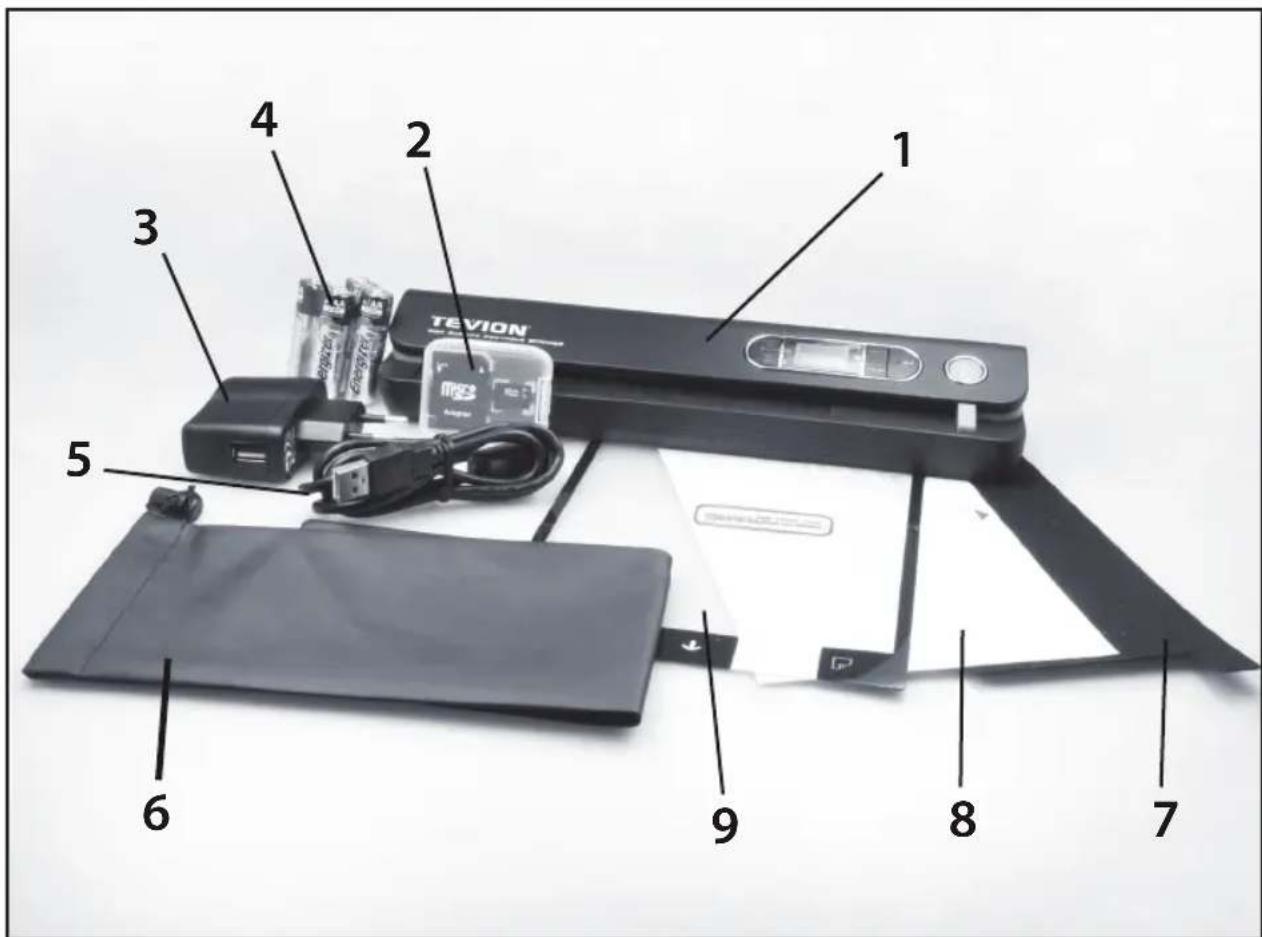 Tevion HS 120 - Descrizione dei componenti - 1