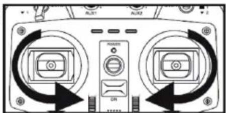 XciteRC Rocket 400 GPS - Calibrage de l'émetteur - 2