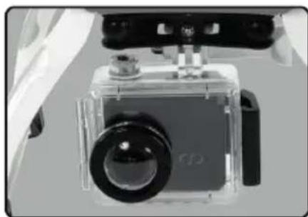 XciteRC Rocket 400 GPS - Montage der Kamerahalterung - 6