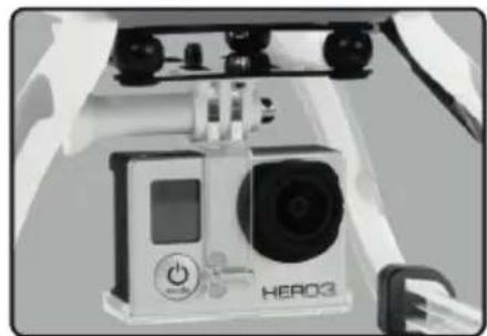 XciteRC Rocket 400 FPV GPS RTF Quadrocopter Mode 1 - Camera mount - 5