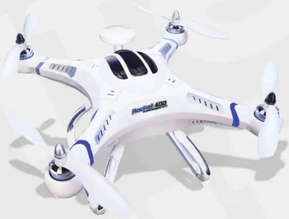 XciteRC Rocket 400 FPV GPS RTF Quadrocopter Mode 1 - Rocket 400 quadrocopter GPS - 1