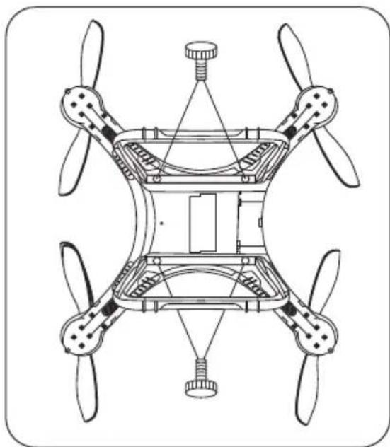 XciteRC Rocket 400 FPV GPS RTF Quadrocopter Mode 1 - Assembly of the landing skid - 3