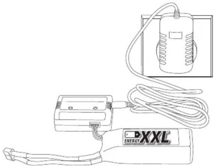 XciteRC Rocket 400 FPV GPS RTF Quadrocopter Mode 1 - Battery charging - 1