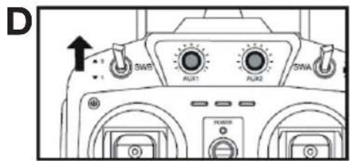 XciteRC Rocket 400 FPV GPS RTF Quadrocopter Mode 1 - Transmitter calibration - 4