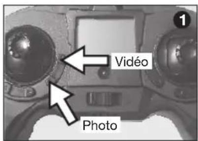 XciteRC Rocket 260 3D - Utilisation de l'appareil photo ou caméra (en option) - 1