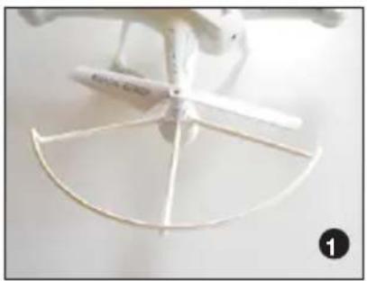 XciteRC Rocket 260 3D - Montage des arceaux de protection - 1