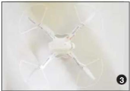 XciteRC Rocket 260 3D - Installation of the rotor guards - 3