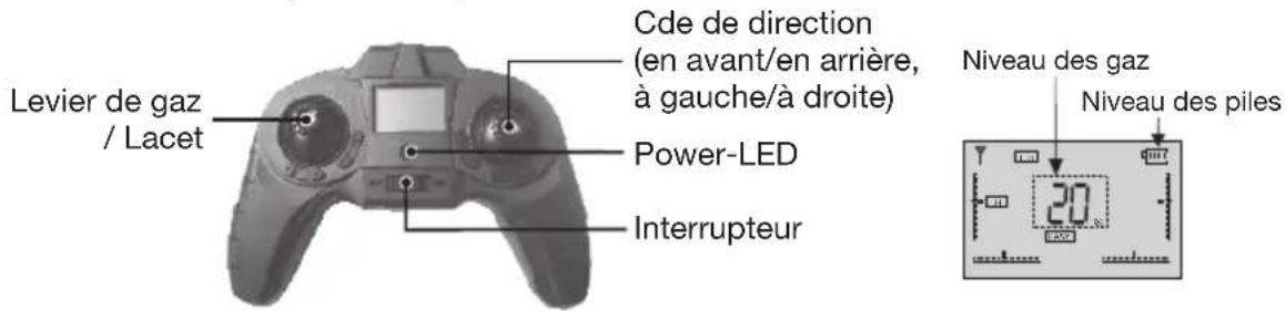 XciteRC Rocket 260 3D - Télécommande (Emetteur) - 1