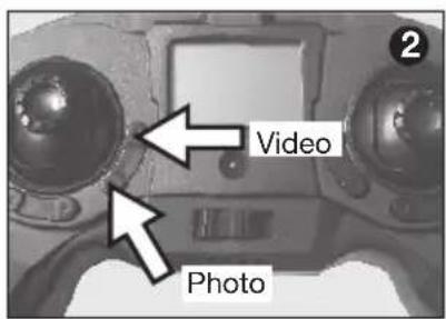 XciteRC Rocket 125 3D - Applying the camera (optional) - 2