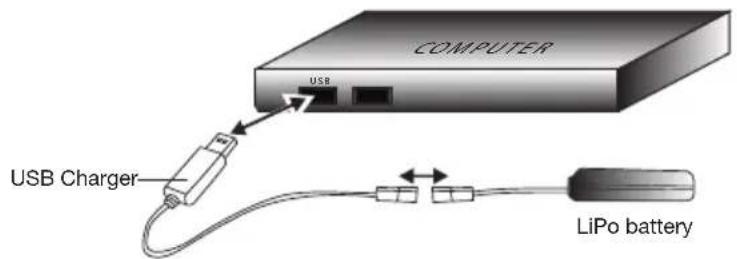 XciteRC Rocket 125 3D - Battery charging - 1