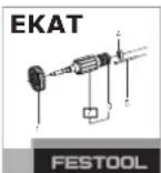FESTOOL DWC 184500 Li - Risk of injury, electric shock - 2