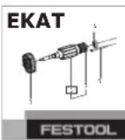 FESTOOL DWC 184500 Li - Verletzungsgefahr, Stromschlag - 2