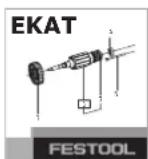 FESTOOL DWC 184500 Li - Pericolo di lesioni, scossa elettrica - 2