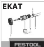 FESTOOL DWC 184500 Li - Risk för personskada, elstöt - 2