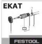 FESTOOL PDC 184 Li - Risk for personskada, elstot - 2