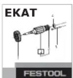 FESTOOL C 18 Li - Опасность травмирования, удар током - 2