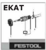 FESTOOL DRC 184 Li - Risk for personskada, elstöt - 2
