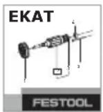 FESTOOL DRC 184 Li - Niebezpieczeniawo zranienia,porazenie pradem - 2