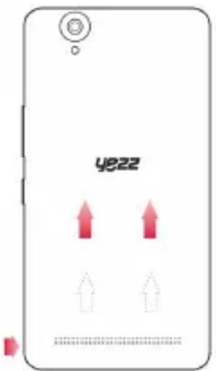 YEZZ Andy 6Q - Instaleaza cartela SIM si bateria - 1