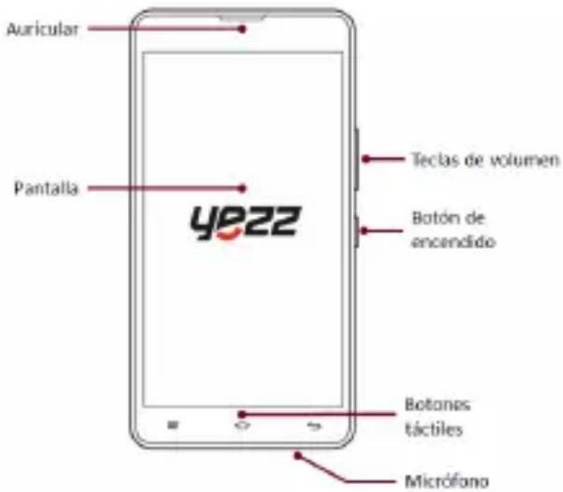 YEZZ Andy 6Q - Diseño del teléfono - 1