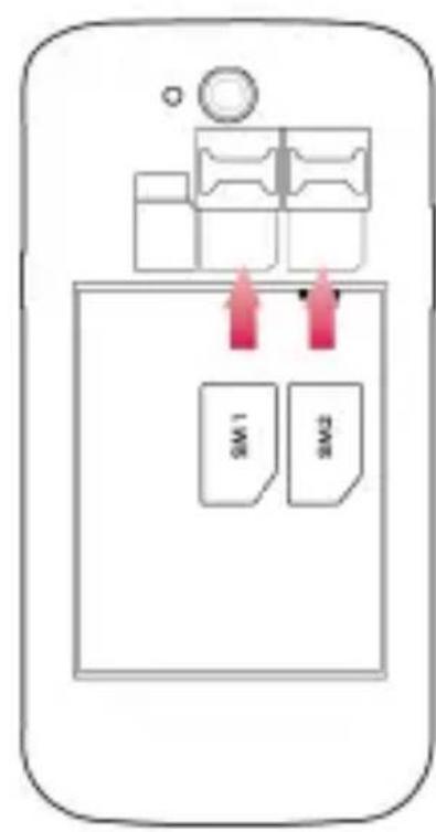 YEZZ Andy 5.5EI - Instalar la tarjeta SIM y la bateria - 2