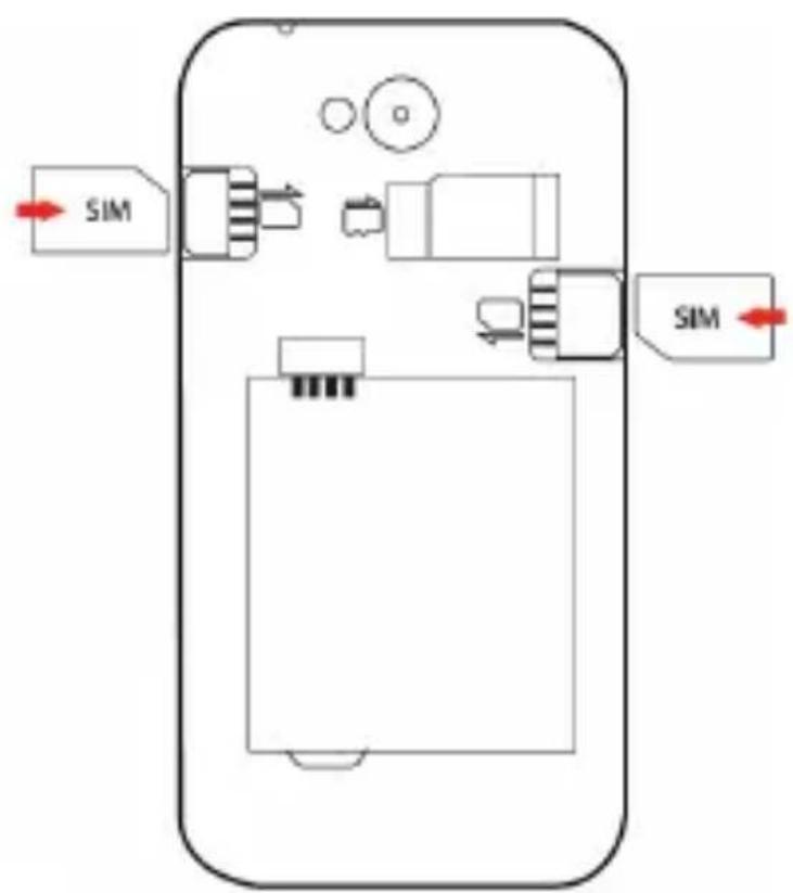 YEZZ Andy 4E LTE - Installer la carte SIM et la batterie - 2