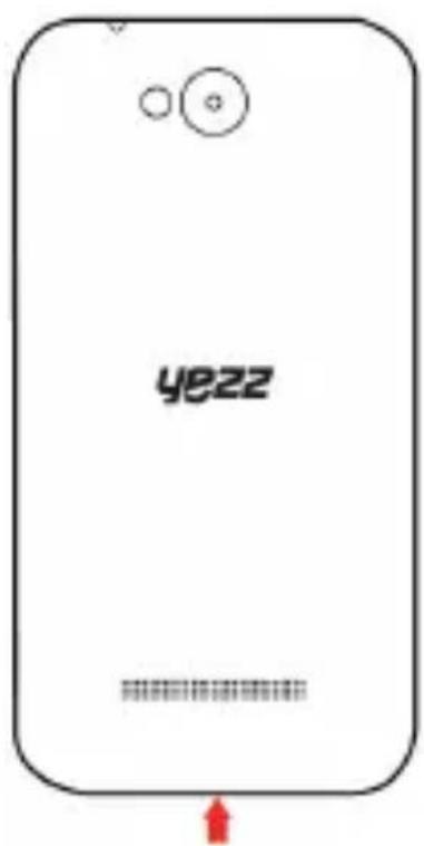 YEZZ Andy 4E LTE - Instaleaza cartela SIM si bateria - 1