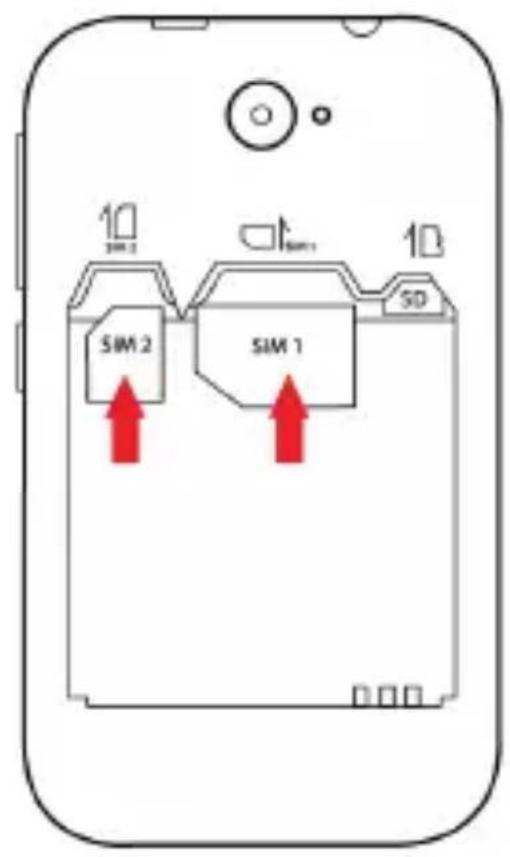 YEZZ Andy 3.5EI2 - Instalar la tarjeta SIM y la batería - 2