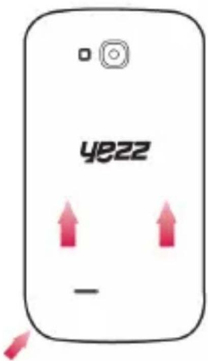 YEZZ Andy 3.5EI - Insertar una tarjeta de memoria (opcional) - 1
