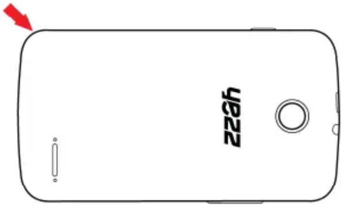 YEZZ Andy 3.5EI3 - Instale o cartão SIM e a bateria - 1