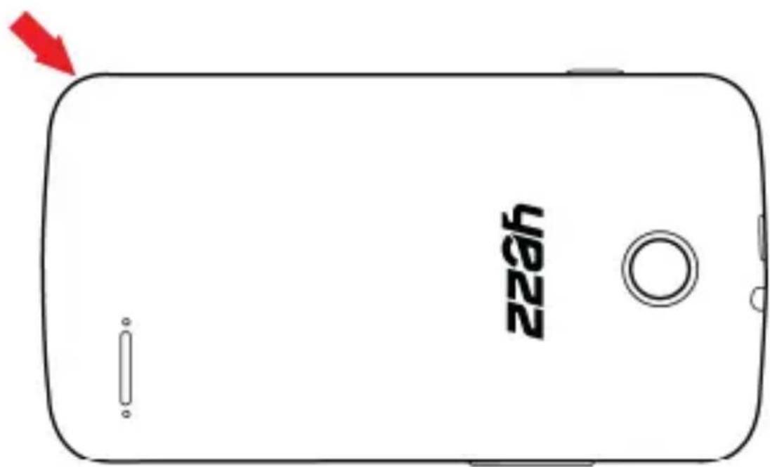 YEZZ Andy 3.5EI3 - Installer la carte SIM et la batterie - 1