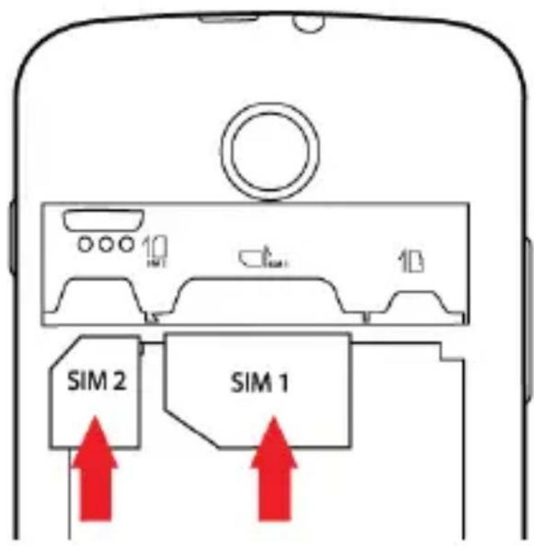 YEZZ Andy 3.5EI3 - Instalar la tarjeta SIM y la bateria - 2