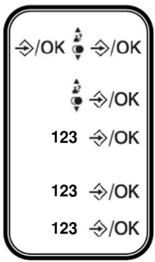 LOGICOM LUXIA 350 - – Régler le code PIN - 1
