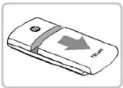 TELME C151 - > SIM - kaart plaatsen - 1