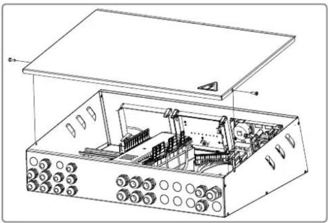 Ygnis Navistem B2000 - Ouverture du tableau de commande - 1