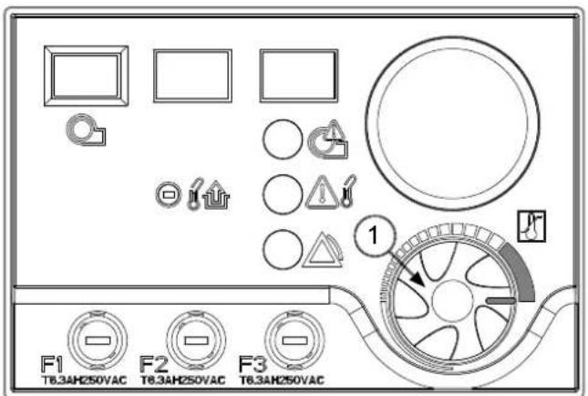 Ygnis Navistem B2000 - Réglage du thermostat de régulation à sa valeur maximum - 1