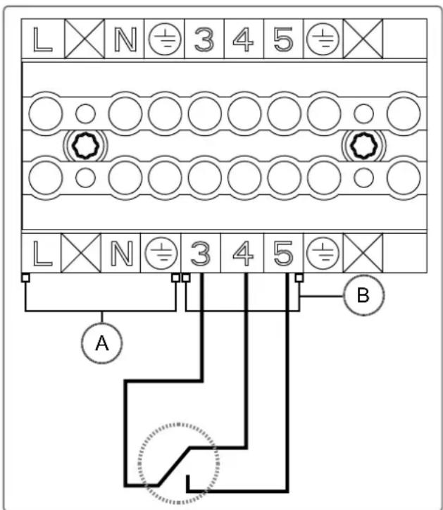 Ygnis Navistem B2000 - Raccordement de l'alimentation électrique du tableau et des sécurités externes - 1