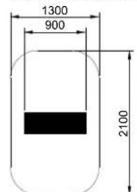 GRANDHALL Heatstrip - Radiant footprint - 5