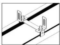 GRANDHALL Heatstrip - Stangen-/ Balkenmontage-Set - 8
