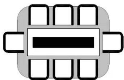 GRANDHALL Heatstrip - Table layout - 6