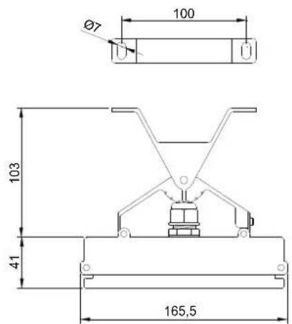 GRANDHALL Heatstrip - Standard mounting brackets - 4