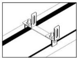 GRANDHALL Heatstrip - Kit de fixation sur poteau/poteau - 2